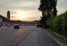 Gps, problemi sosta a Vicenza con società dei palermitani di Final-Alliata. Marco Milioni “spiega” al vicesindaco Celebron Uno scorcio durante il tramonto del Parking Fogazzaro gestito da GPS nel centro storico di Vicenza (foto, Marco Milioni)
