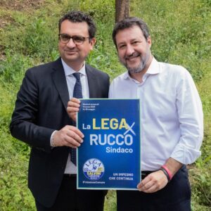 Francesco Rucco e Matteo Salvini