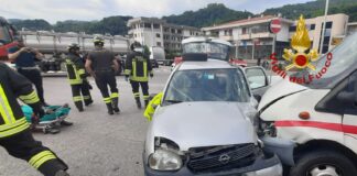 Incidente stradale nel Vicentino: 3 feriti a Chiampo sulla Sp 43 incidente stradale chiampo 3 feriti