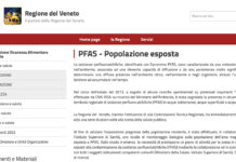 Piano di sorveglianza Pfas in Veneto, Rete Zero contesta la Regione: «L’ISS dice che i dati non li ha, chi dice la verità?» pfas veneto piano sorveglianza dati regione