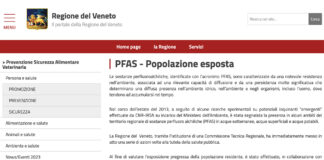 Pfas Veneto, la Regione aggiorna i dati del piano sorveglianza sanitaria. Intanto il processo subisce un rinvio pfas veneto piano sorveglianza dati regione
