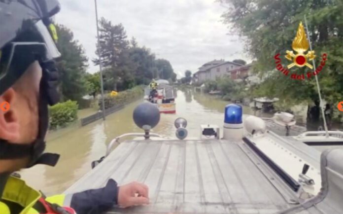 vigili del fuoco veneto emilia romagna alluvione