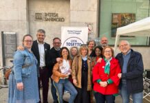 Augusto Bellon: “Mi sono dimesso da consigliere comunale perché altri svolgessero meglio quel ruolo, messaggio personale strumentalizzato dalla destra” Augusto Bellon a destra nella foto con Tosetto e altri candidati