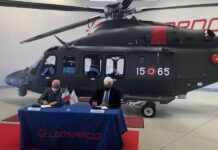 Formazione professionale militarizzata: protocollo Roma Capitale-Leonardo SpA Elicottero Leonardo, credit pressenza