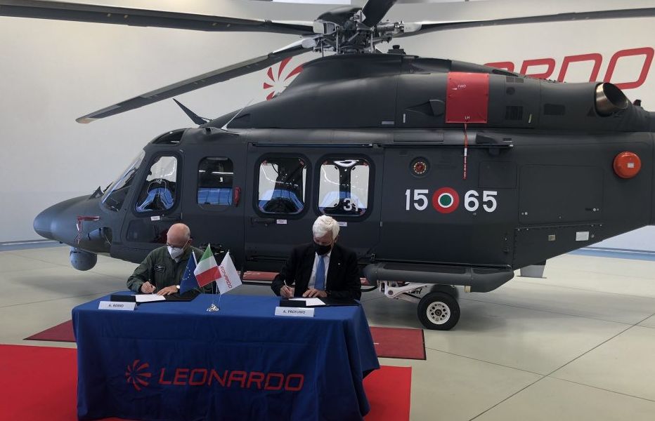 Elicottero Leonardo, credit pressenza