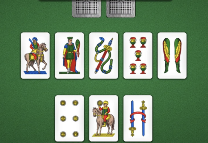 Giochi di carte, scopa