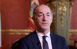 Il presidente della Regione Veneto Luca Zaia