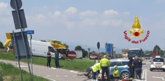 Anziani coniugi del vicentino perdono la vita a Cologna dopo un frontale con un autobus. 3 feriti: autista in codice rosso anziani