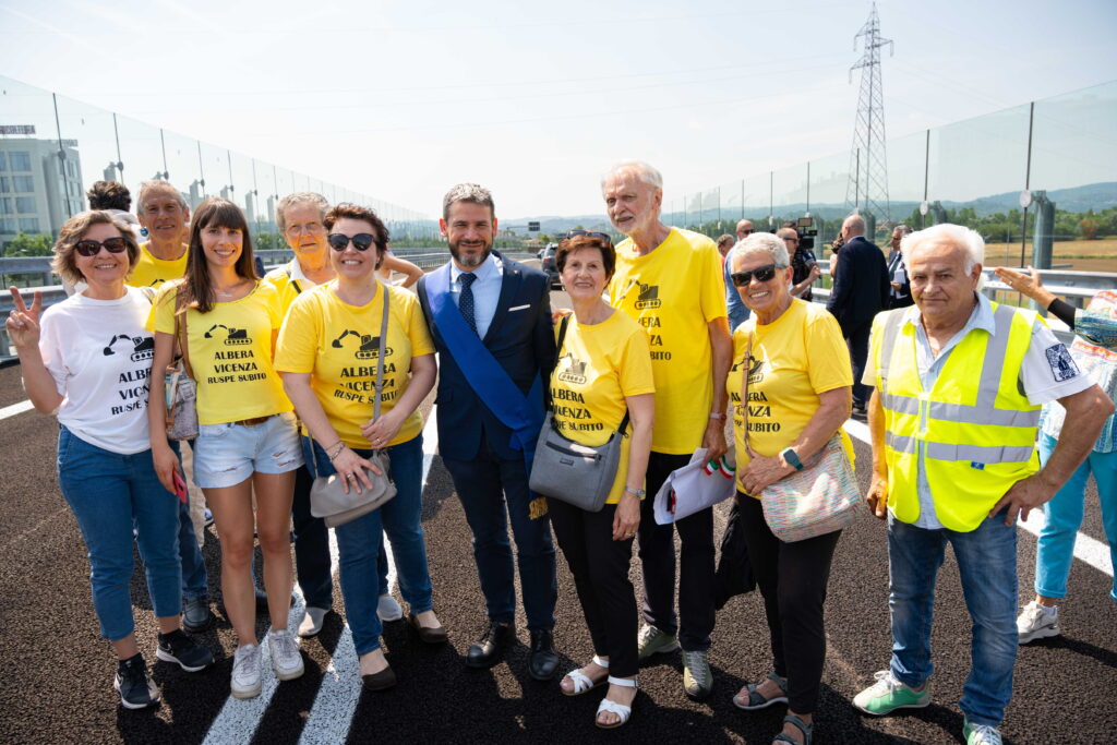 Comitato Bretella dell’Albera invitato dall'ANAS all'inaugurazione parziale dell'opera, non ancora completata