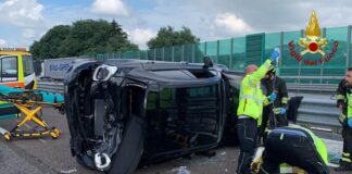 Maxi incidente in A4 tra Montebello Vicentino e Montecchio Maggiore, coinvolti sette veicoli: 5 feriti maxi incidente