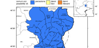 Scossa di terremoto 2.9 in Veneto, Protezione civile: “No danni. Avvertita a Treviso e Belluno”