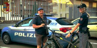Individuato dalla polizia di Stato di Vicenza 43enne vicentino ricettatore pluripregiudicato dopo un furto di una bicicletta elettrica Bicicletta elettrica rubata e recuperata dalla Polizia di Stato (foto di repertorio)