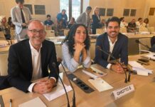 Civici per Vicenza propongono Luce per l’Arte: “Valorizziamo patrimonio” Elia Pizzolato, Benedetta Ghiotto e Massimo Bardin, gruppo consiliare Civici per Vicenza (già Civici con Possamai)