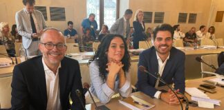 Civici per Vicenza propongono Luce per l’Arte: “Valorizziamo patrimonio” Elia Pizzolato, Benedetta Ghiotto e Massimo Bardin, gruppo consiliare Civici per Vicenza (già Civici con Possamai)