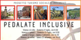 Turismo sociale ed inclusivo, dal 9 luglio al 23 settembre quattro pedalate a Vicenza