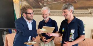 Mario Vielmo e Tarcisio Bellò sono tornati dal Nanga Parbat, il sindaco Possamai ha accolto l’alpinista a Palazzo Trissino