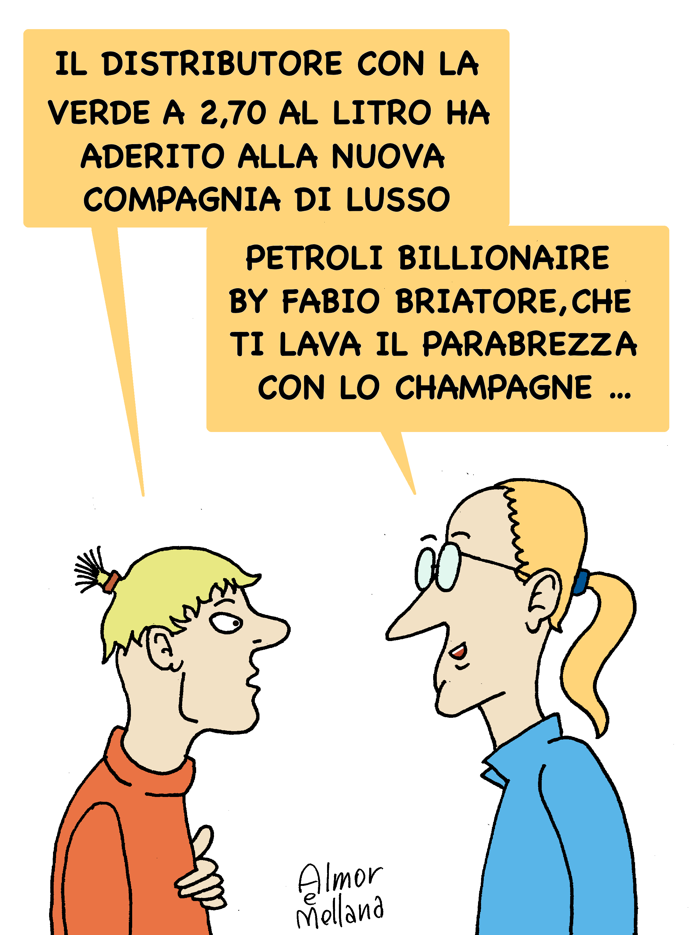Distributori di carburanti di lusso, by Almor e Mellana
