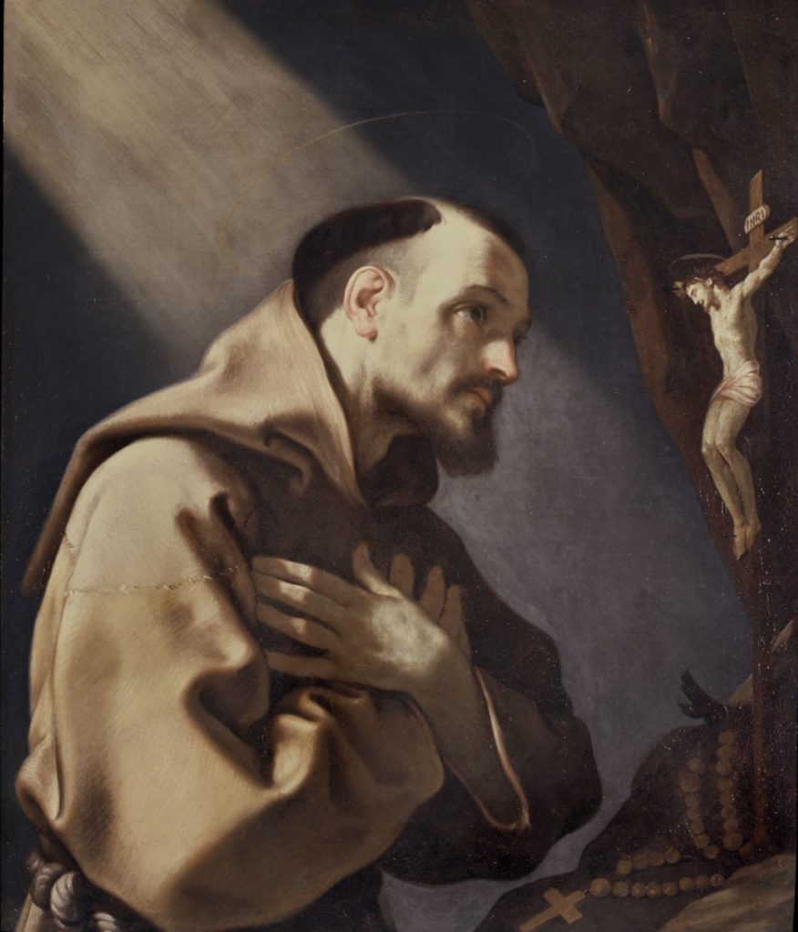 Guido Reni, San Francesco - collezione Mainetti