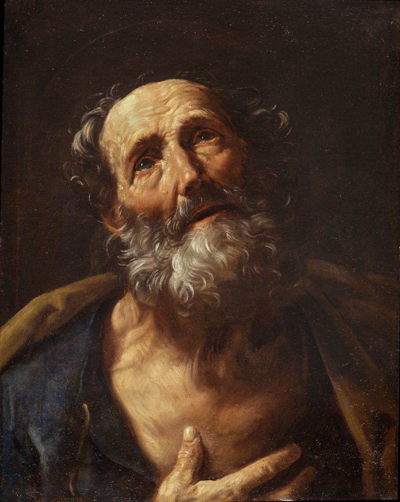 Guido Reni, San Pietro penitente - collezione Mainetti