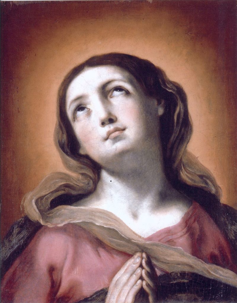 Guido Reni, Vergine in preghiera - Collezione Fondazione Sorgente Group