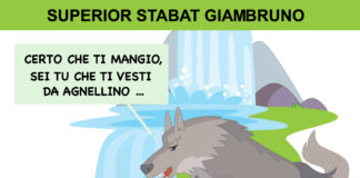 Le gaffe della dinastia Meloni: per Giambruno le agnelline “provocano” i lupi, per Lollobrigida i poveri mangiano meglio dei ricchi Meloni.Il lupo e l'agnellina, di Claudio Mellana