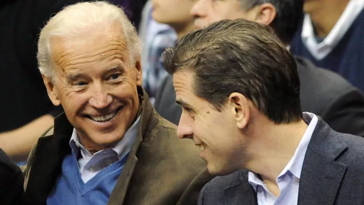 Joe Biden con il figlio Hunter
