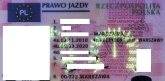 Guida con patente falsa apparentemente polacca, Polizia di Stato di Vicenza denuncia 38enne nigeriano Patente falsa, facsimile di una polacca