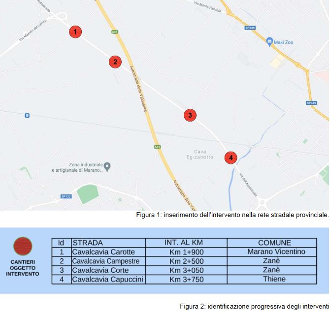 SP349 Costo, lavori ponti agosto 2023