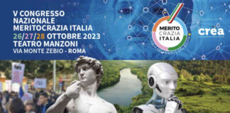 Quinto Congresso nazionale di Meritocrazia Italia 28 ottobre a Roma: “La politica artificiale. Le forme della rappresentatività” V Congresso Nazionale Meritocrazia Italia, 28 ottobre a Roma