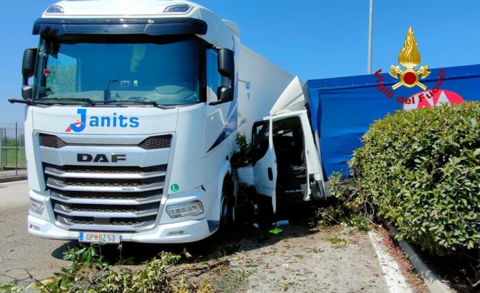 camion incidente