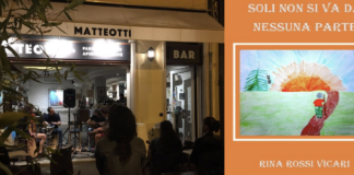 Con “Soli non si va da nessuna parte” di Rina Rossi Vicari proseguono il 28 incontri letterari e culturali al Bar Matteotti a Vicenza "Soli non si va da nessuna parte" di Rina Rossi Vicari, Bar Matteotti a Vicenza