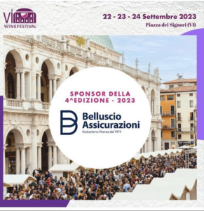 Belluscio Assicurazioni, sponsor della quarta edizione di ViWine Festival Vicenza