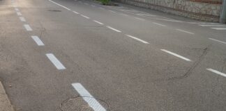 Corsie ciclabili in città a Vicenza, tracciate le prime strisce bianche per biciclette e… monopattini Corsie ciclabili