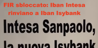 FIR e Banca Intesa: la doccia gelata di mezza estate. Consap, Adusbef e ViPiu.it sbloccano l’impasse: conti Isybank raggiungibili con vecchio Iban Intesa FIR: Iban Intesa Sanpaolo rinviano a quelli Isybank