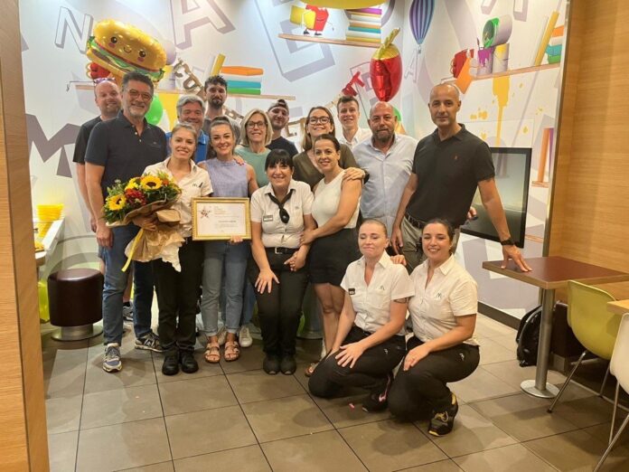 Il Global Ray Kroc Award 202 a Valentina Sergi, Store Manager di Vicenza San Lazzaro è una delle migliori Direttrici di ristoranti McDonald’s