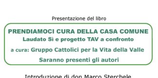 Gruppo Tav Perchè Vicenza est: 27 settembre presentazione libro Val di Susa “Prendiamoci cura della casa comune” e il 30 corteo in difesa ambiente e salute Gruppo Tav Perchè Vicenza est: presentazione libro "Prendiamoci cura della casa comune"