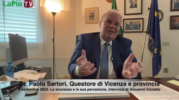 Sicurezza e sua percezione: l'intervista al dr. Paolo Sartori, questore di Vicenza e provincia