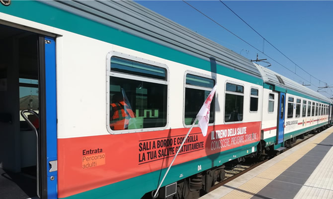 Treno della Salute di Medici con l’Africa Cuamm