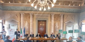 Palazzo Franceschini Folco, sede dell’Adunata Alpini a Vicenza consegnata dalla Provincia