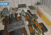 Arsenale di centinaia di armi in una abitazione di due fratelli a Breganze: intervento di Polizia di Stato, Provinciale e Vigili del Fuoco armi