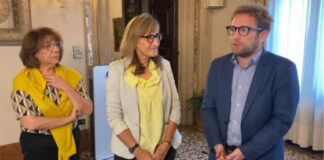 Sindaco Vicenza Giacomo Possamai riceve Anna Maria Trenti Kaufman e Ester Israel, rappresentanti Comunità ebraica Verona referente per Vicenza Comunità ebraica di Verona: Ester Israel e Anna Maria Trenti Kaufman ricevute dal sindaco di Vicenza Giacomo Possamai