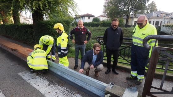 Il sindaco Possamai all’esercitazione del Gruppo volontari di protezione civile