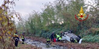 Arzignano, con l’automobile in un torrente: ferita una donna Automobile in un torrente ad Arzignano