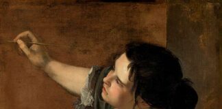 Artemisia Gentileschi: la fenice seicentesca trasforma la sua vita distrutta dall’ignobile violenza subita ed emerge come donna e come pittrice Artemisia Gentileschi, autoritratto come allegoria della pittura