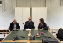 Ex Zambon a Vicenza, assessore Sara Baldinato: fine bonifica a giugno 2024, in corso sostituzione impianto trattamento acque Ex Zambon: Roberto Consonni, ad di Zambon Group, Roberto Pedron, direttore di bonifica, Sara Baldinato, Assessore all’ambiente, alle politiche energetiche e al patrimonio