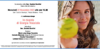 Giorgia Trocciola, Sbrollini (IV) organizza conferenza per ricordare la diciassettenne di Bolzano Vicentino scomparsa per un incidente stradale in Colorado Giorgia Trocciola