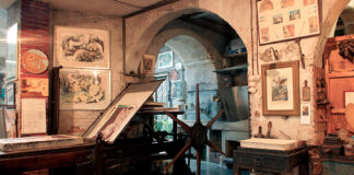 Stamperia d’arte Busato: generazioni di artisti senza tempo Particolare all'interno della stamperia credits @Telegrafici