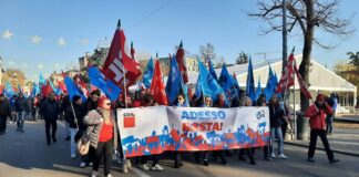 Sciopero del privato contro la Finanziaria Cgil Uil, a Vicenza oltre 2 mila manifestanti in strada Sciopero privato contro Finanziaria a Vicenza