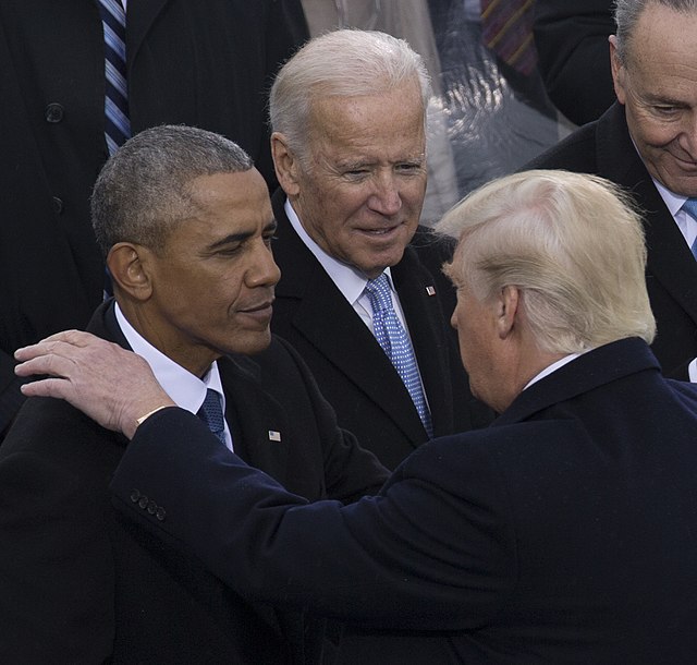 Obama, Biden e Trump
