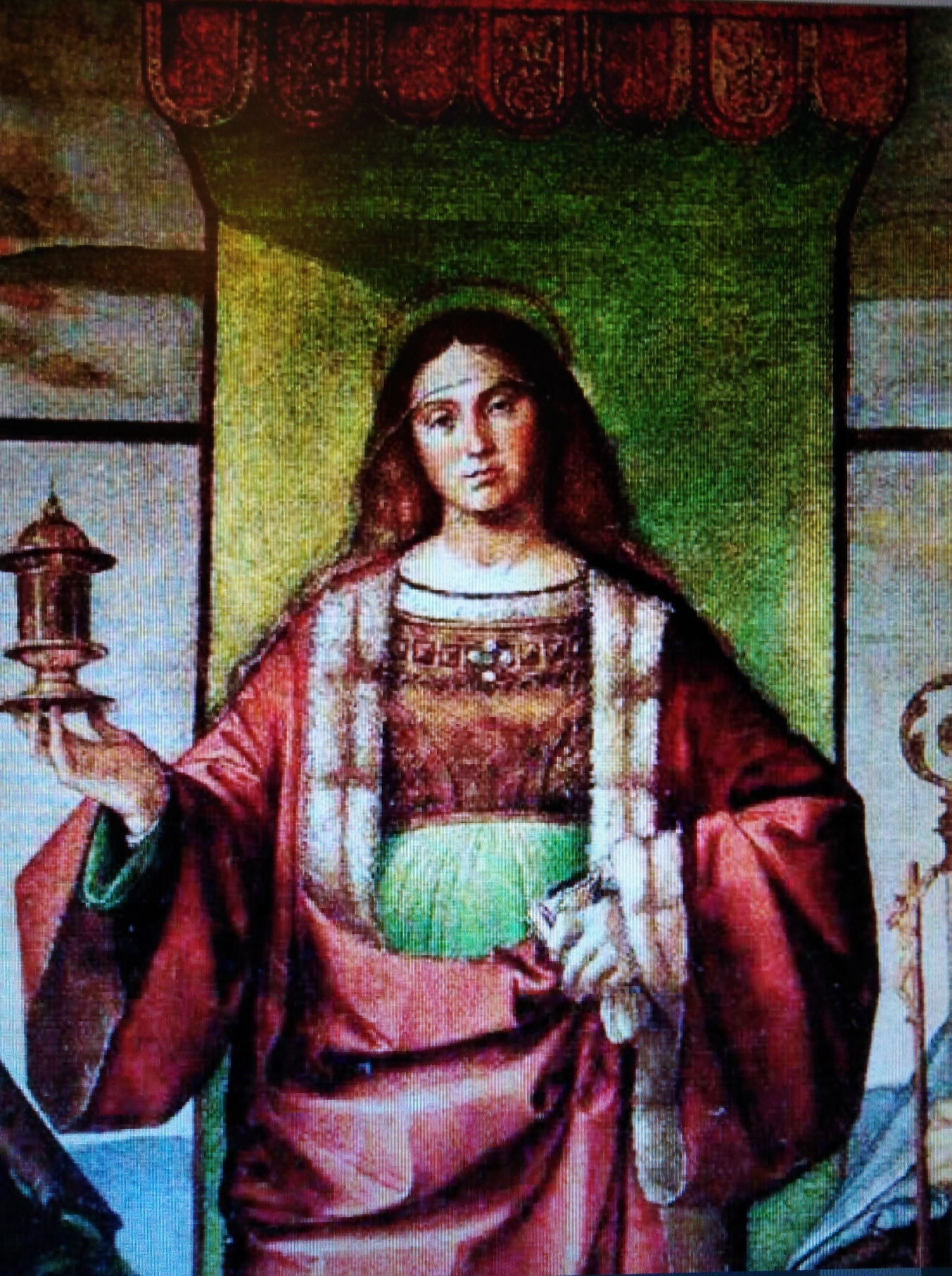 B. Montagna, Santa Maria Maddalena tra isanti Girolamo, Paola (?), Monica e Agostino, 1514-1515.